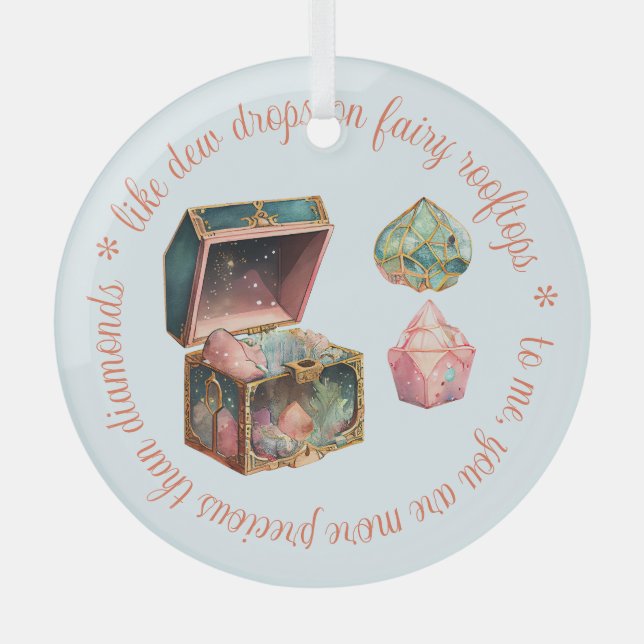 Erstellen Sie Ihre eigene Magic Box & Kristalle Ornament Aus Glas (Vorderseite)