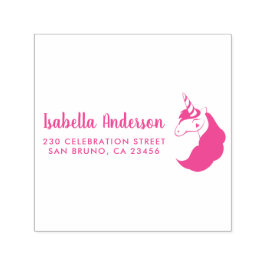 Erstellen Sie Ihre eigene magische Einhorn-Rücksen Permastempel