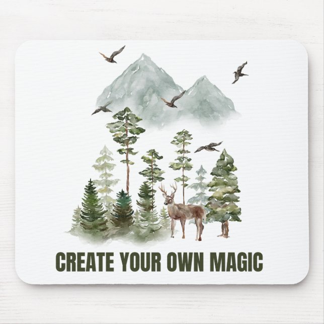 Erstellen Sie Ihre eigene magische Inspo Mouse Pad Mousepad (Vorne)
