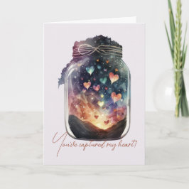 Erstellen Sie Ihre eigene magische Liebe des Herze Feiertagskarte