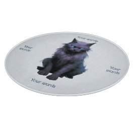 Erstellen Sie Ihre eigene magische schwarze Katze Schneidebrett
