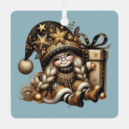 Erstellen Sie Ihre eigene magische Weihnachtsgotte Ornament Aus Metall