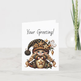 Erstellen Sie Ihre eigene magische Weihnachtskugel Feiertagskarte