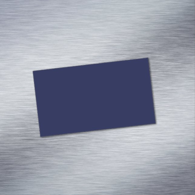 Erstellen Sie Ihre eigene marineblaue individuelle Magnetische Visitenkarte (Beispiel)