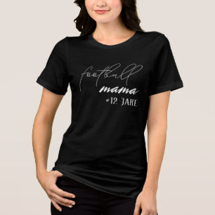 Erstellen Sie Ihre eigene, maßgeschneiderte Footba Tri-Blend Shirt