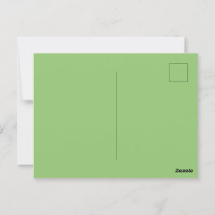 Erstellen Sie Ihre eigene massive Pistazien-Glossy Postkarte