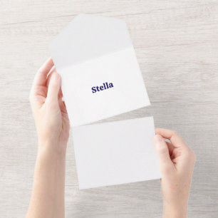 Erstellen Sie Ihre eigene matte All-in-One-Einladu All In One Einladung