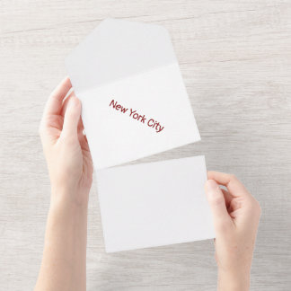 Erstellen Sie Ihre eigene matte All-in-One-Einladu All In One Einladung