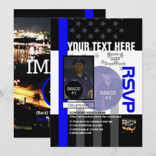 Erstellen Sie Ihre eigene mit 4 Bildern und 12 Tex Einladung