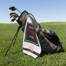 Erstellen Sie Ihre eigene - mit Monogramm, markens Golfhandtuch