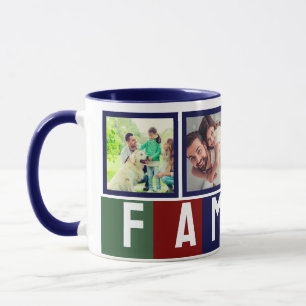 Erstellen Sie Ihre eigene moderne Familienfotokoll Tasse