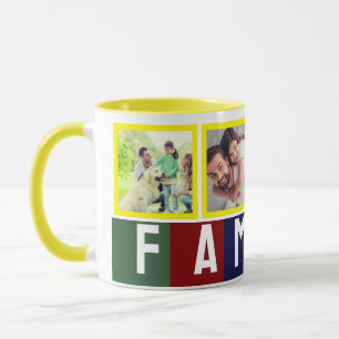 Erstellen Sie Ihre eigene moderne Familienfotokoll Tasse