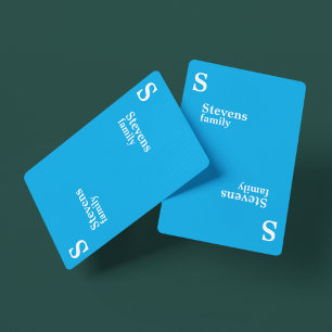 Erstellen Sie Ihre eigene moderne minimalistisch-b Spielkarten