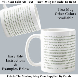 Erstellen Sie Ihre eigene moderne minimalistische Kaffeetasse
