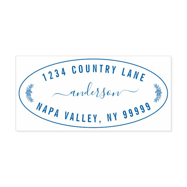 Erstellen Sie Ihre eigene moderne Rücksendeadresse Permastempel (Design)