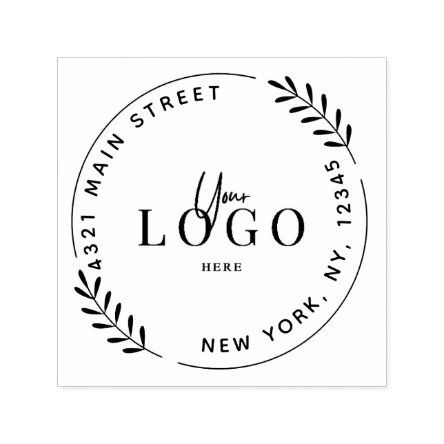 Erstellen Sie Ihre eigene moderne Runde Permastempel (Design)