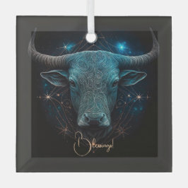 Erstellen Sie Ihre eigene mystische Astrologie Tau Ornament Aus Glas