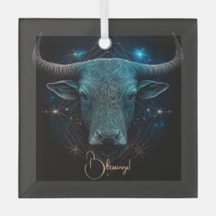 Erstellen Sie Ihre eigene mystische Astrologie Tau Ornament Aus Glas