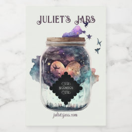 Erstellen Sie Ihre eigene mystische Herz-Liebe Weinetikett