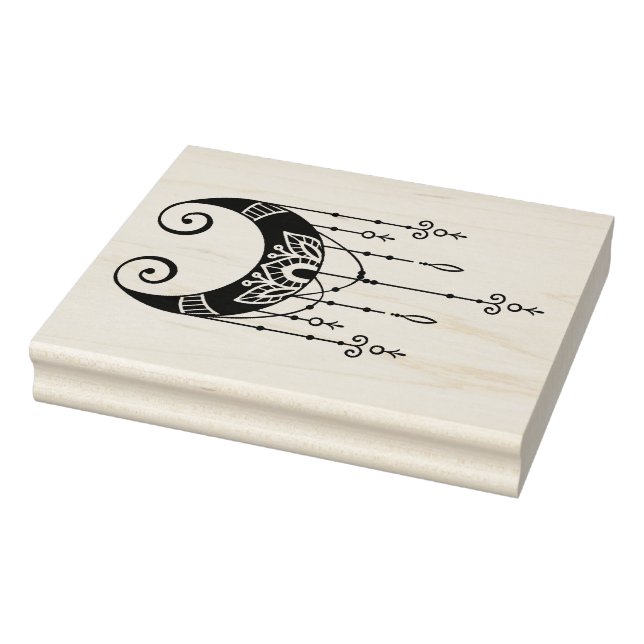 Erstellen Sie Ihre eigene mystische Mondlandung-Si Gummistempel (Stempel)