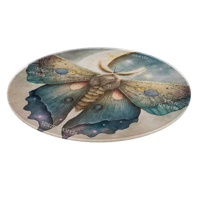 Erstellen Sie Ihre eigene mystische Mondmotte Schneidebrett (Ecke)