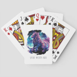 Erstellen Sie Ihre eigene mythische Fantasiewelt v Spielkarten