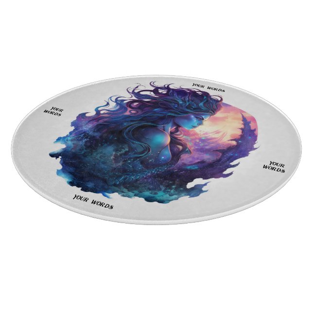 Erstellen Sie Ihre eigene mythische Siren-Meerjung Schneidebrett (Ecke)