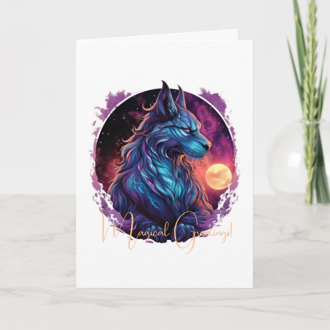 Erstellen Sie Ihre eigene mythische Sith Wild Cat Karte (Vorderseite)