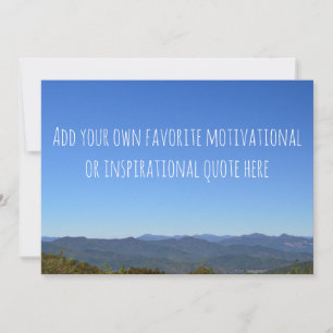 Erstellen Sie Ihre eigene Nachricht Landschaftlich