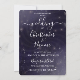 Erstellen Sie Ihre eigene - nächtlicher Sky Swirt Einladung