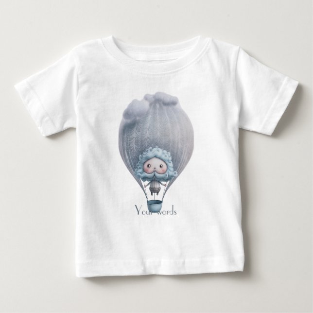 Erstellen Sie Ihre eigene Niedliche Alberne Heißlu Baby T-shirt (Vorderseite)
