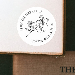 Erstellen Sie Ihre eigene Niedliche Blüte aus der  Runder Aufkleber