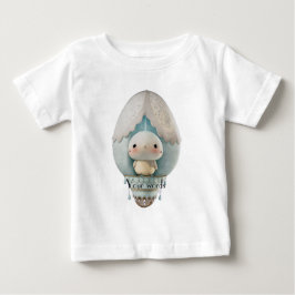 Erstellen Sie Ihre eigene Niedliche Heißluftballon Baby T-shirt