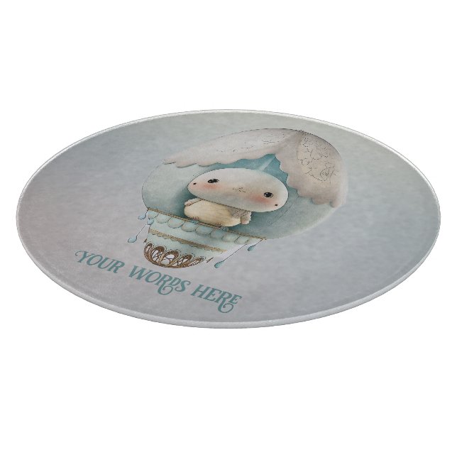 Erstellen Sie Ihre eigene Niedliche Heißluftballon Schneidebrett (Ecke)