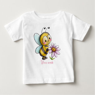 Erstellen Sie Ihre eigene Niedliche Hummel & Daisy Baby T-shirt