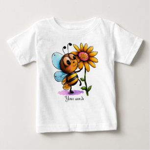 Erstellen Sie Ihre eigene Niedliche Hummel & Sonne Baby T-shirt