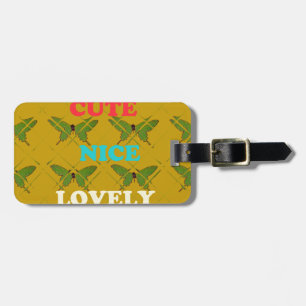 Erstellen Sie Ihre eigene Niedliche schöne, hübsch Gepäckanhänger