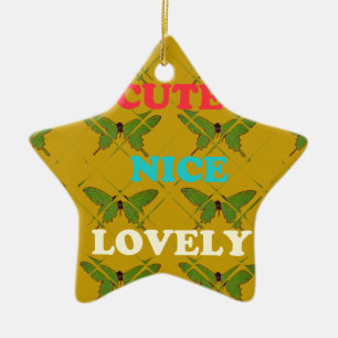 Erstellen Sie Ihre eigene Niedliche schöne, hübsch Keramik Ornament