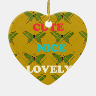 Erstellen Sie Ihre eigene Niedliche schöne, hübsch Keramikornament