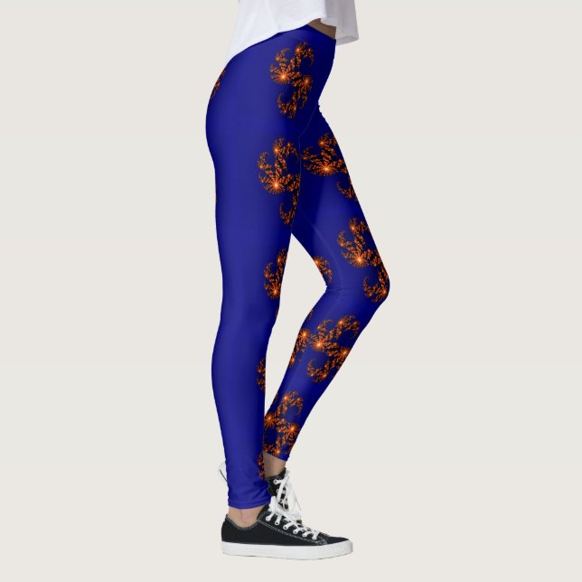 Erstellen Sie Ihre eigene Niedliche schöne Navy Bl Leggings (Rechts)