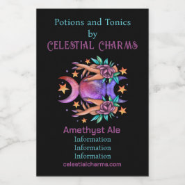 Erstellen Sie Ihre eigene Niedliche Triple Moon Go Weinetikett