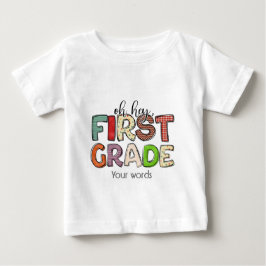 Erstellen Sie Ihre eigene Oh, Hey erste Note Baby T-shirt
