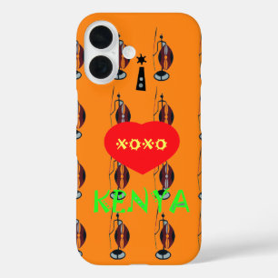 Erstellen Sie Ihre eigene Orange Xoxo iPhone Case