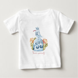Erstellen Sie Ihre eigene Ozeanvogellandschaft Baby T-shirt