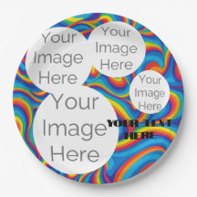 Erstellen Sie Ihre eigene Papiervorlage Regenbogen