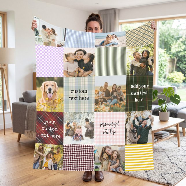 Erstellen Sie Ihre eigene Patchwork-Fotocollage mi Fleecedecke (Von Creator hochgeladen)
