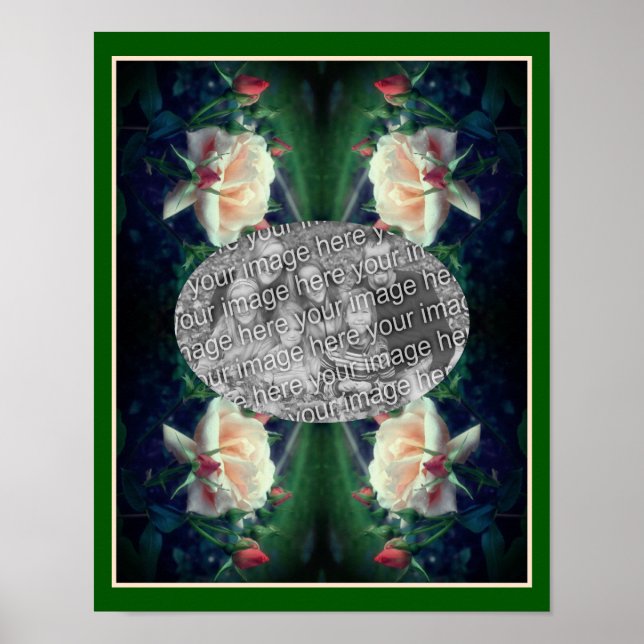 Erstellen Sie Ihre eigene Peach-Rose und Ihren Bug Poster (Vorne)