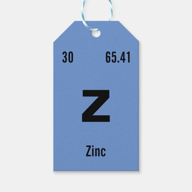 Erstellen Sie Ihre eigene Periodic-Tabelle der Ele Geschenkanhänger (Vorderseite)