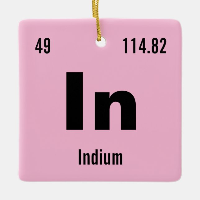 Erstellen Sie Ihre eigene Periodic-Tabelle der Ele Keramikornament (Vorderseite)