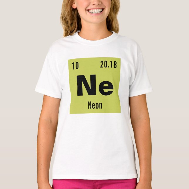 Erstellen Sie Ihre eigene Periodic-Tabelle der Ele T-Shirt (Vorderseite)